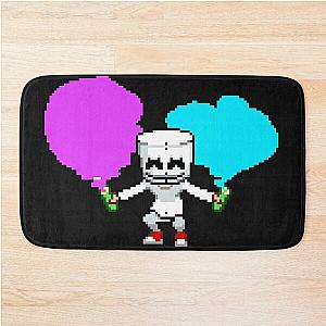 Marshmello illustration Bath Mat