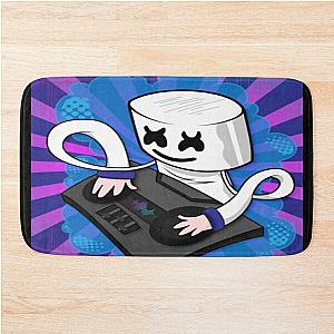 Marshmello  paint art Bath Mat