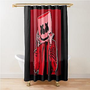 Music - Marshmello Shower Curtain