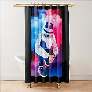 Music - Marshmello Shower Curtain