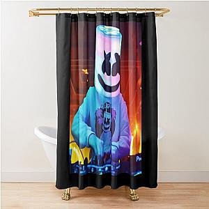 Music - Marshmello Shower Curtain