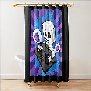 Music - Marshmello Shower Curtain