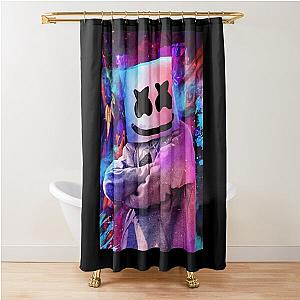 Music - Marshmello Shower Curtain