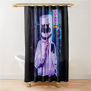 Music - Marshmello Shower Curtain