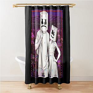 Music - Marshmello Shower Curtain