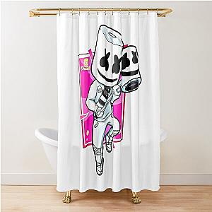 Music - Marshmello Shower Curtain