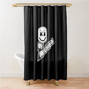 Dj Marshmello Special Edited Logo Shower Curtain