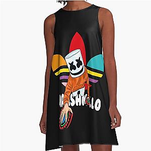 Music - Marshmello A-Line Dress