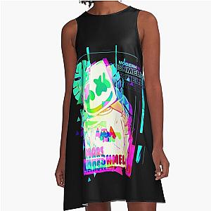 Music - Marshmello A-Line Dress