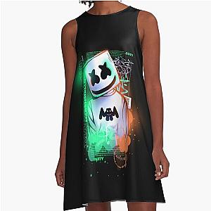 Music - Marshmello A-Line Dress