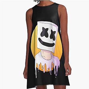 Music - Marshmello A-Line Dress