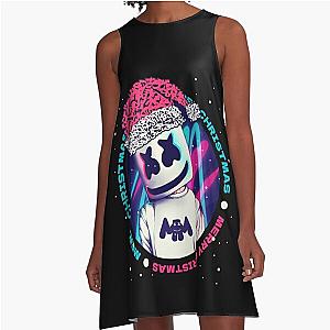 Music - Marshmello A-Line Dress