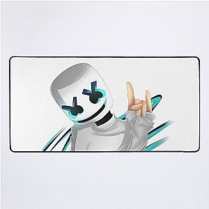 Illustration Marshmello    Desk Mat