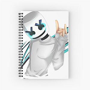 Illustration Marshmello    Spiral Notebook