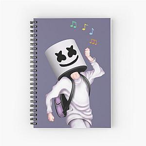 Marshmello    Design Spiral Notebook