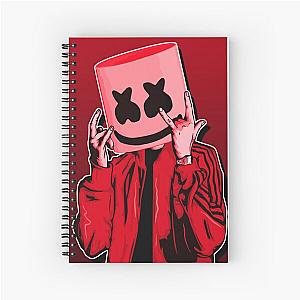 Music - Marshmello Spiral Notebook