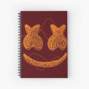 Marshmello  paint art Spiral Notebook