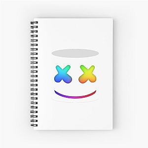 Marshmello  Illustration Spiral Notebook