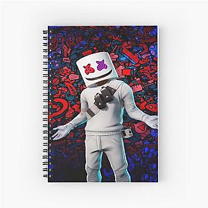 Music - Marshmello Spiral Notebook