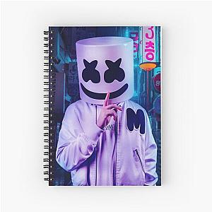 Music - Marshmello Spiral Notebook