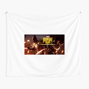 Marvel's Midnight Suns Hunter And Heroes Unite Marvel's Midnight Suns Tapestries