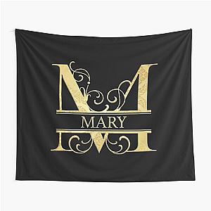 Mary Name -  Monogram Letter M The Mary Name Gift For Mary Tapestry