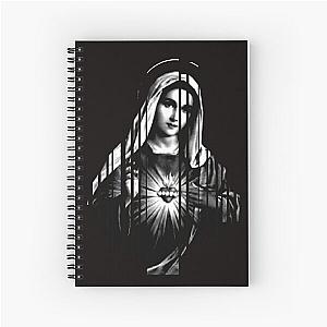 Virgin Mary- Heart Spiral Notebook