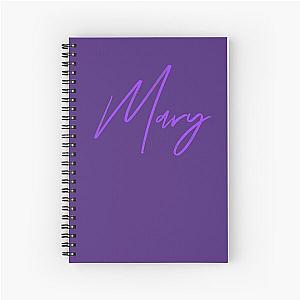 MARY (purple) Spiral Notebook