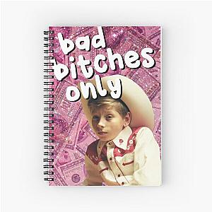 Bad B*tches only Mason Ramsey Spiral Notebook