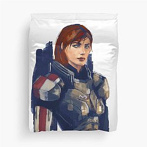 Femshep from Mass Effect Duvet Cover