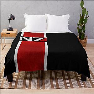 Mass Effect Vertical N7 Throw Blanket