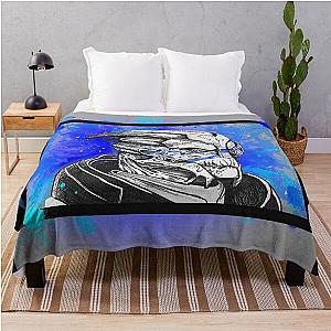 Garrus Vakarian: Mass Effect (Blue) Throw Blanket