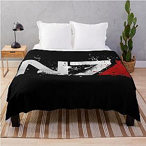 Mass Effect Distressed N7 Throw Blanket