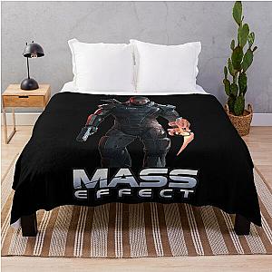 Commander Shepard Mass Effect Throw Blanket