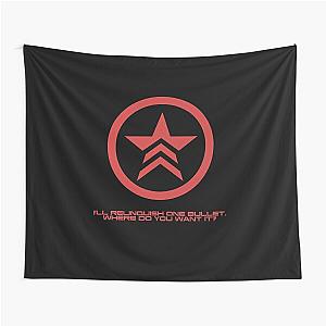 Mass Effect Commander Shepard Renegade Quote Tapestry