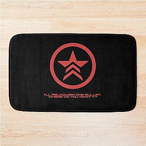 Mass Effect Commander Shepard Renegade Quote Bath Mat