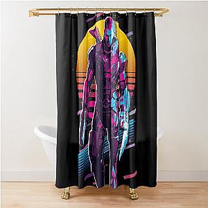 Commander Shepard - Mass Effect *80s Retro* Shower Curtain