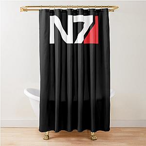 Mass Effect N7 Logo Shower Curtain