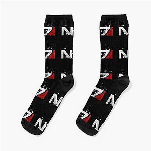 Mass Effect Distressed N7 Socks