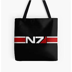 Mass Effect Horizontal N7 All Over Print Tote Bag