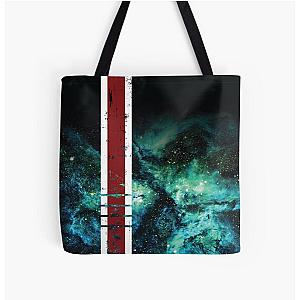 Mass Effect Tribute Armor Stripe All Over Print Tote Bag