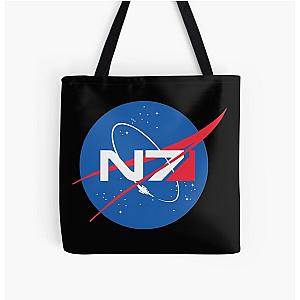 N7 NASA Mass Effect  All Over Print Tote Bag