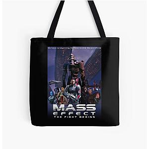 Mass Effect 1! The fight begins All Over Print Tote Bag