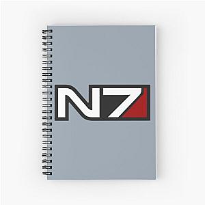 N7 emblem, Mass Effect   Spiral Notebook