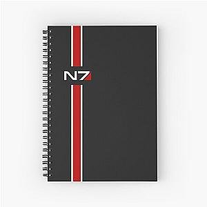 N7 emblem, Mass Effect Spiral Notebook