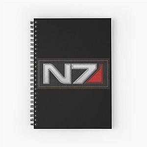 N7 Patch - Mass Effect Embroidered Patch Style Spiral Notebook