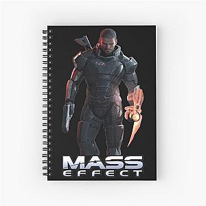 Commander Shepard Mass Effect Spiral Notebook