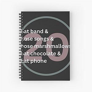 Matchbox Twenty 23 New Tour  Spiral Notebook