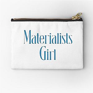 materialist's girl zipper pouch