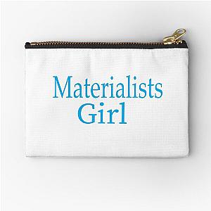 Materialist's girl zipper pouch